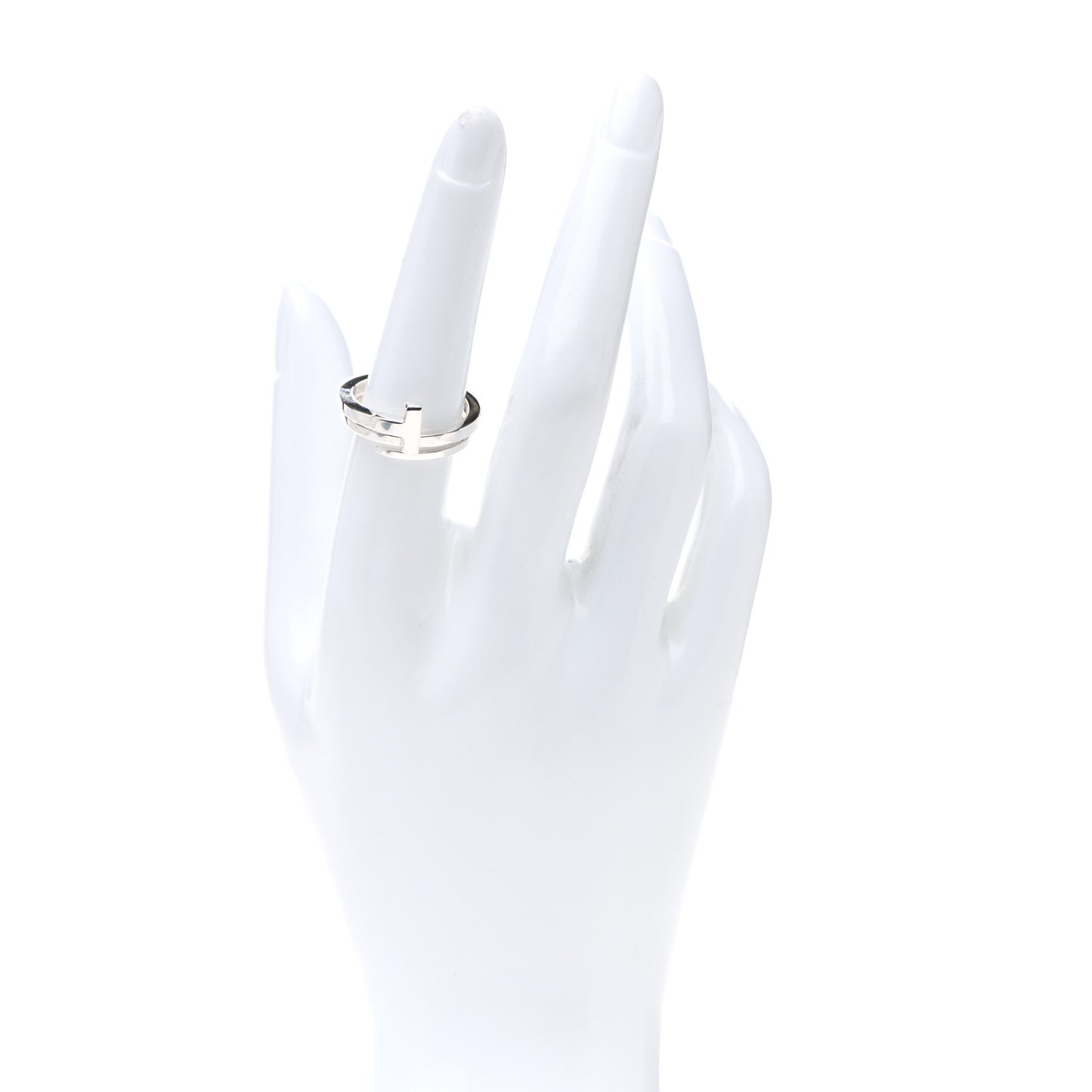 Sterling Silver T Square Wrap Ring 54 6.75