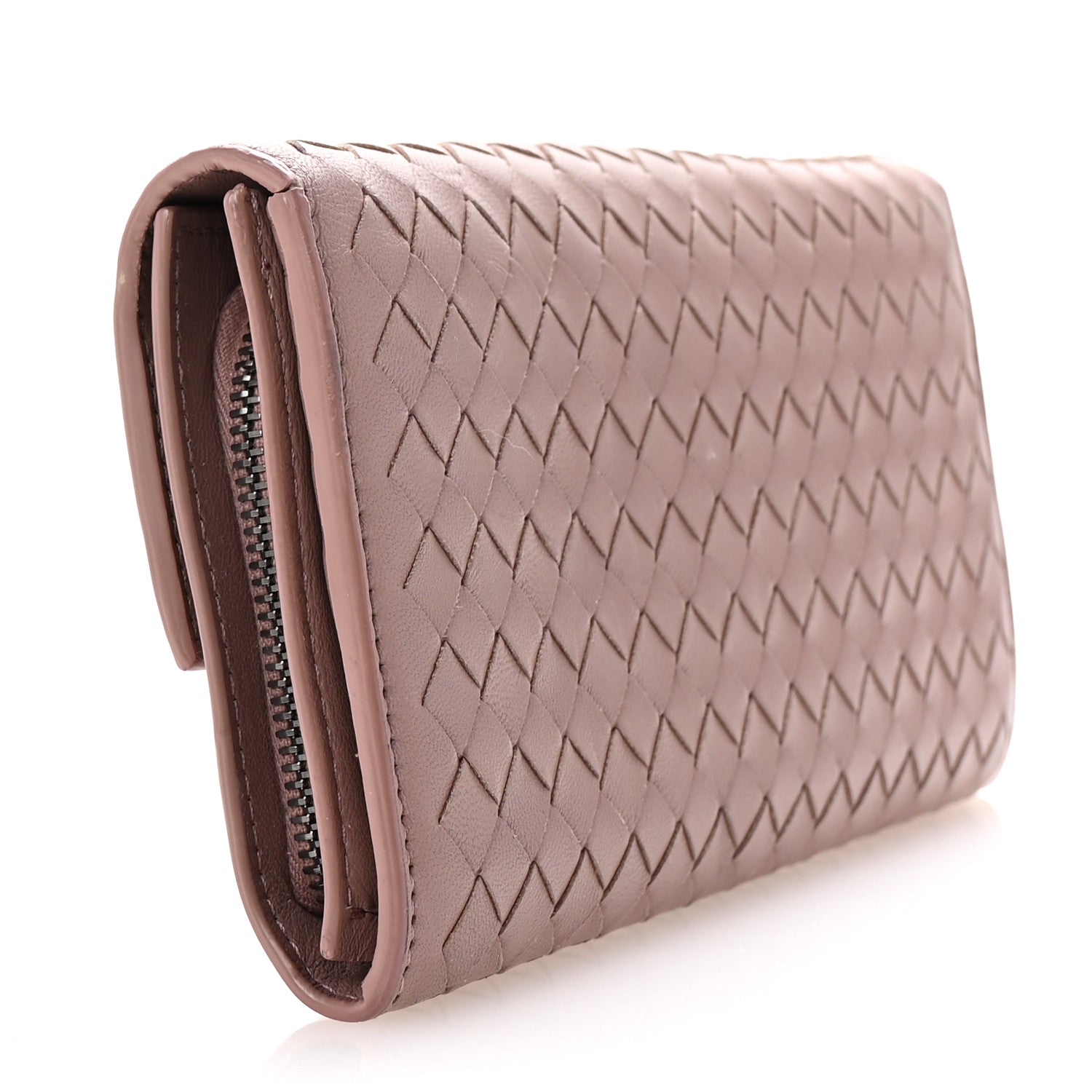 Bottega Veneta Nappa Intrecciato Continental Wallet Violet 3 of 7