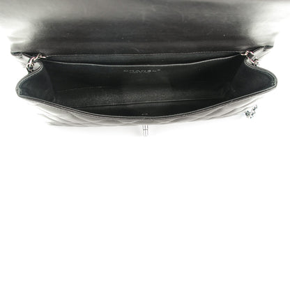 Chanel Lambskin Quilted Clutch With Chain Flap Black 5 of 8
