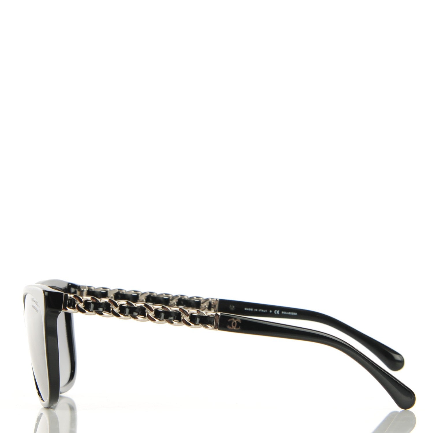 Chanel Cat Eye Chain Sunglasses 5260-Q Black 2 of 6