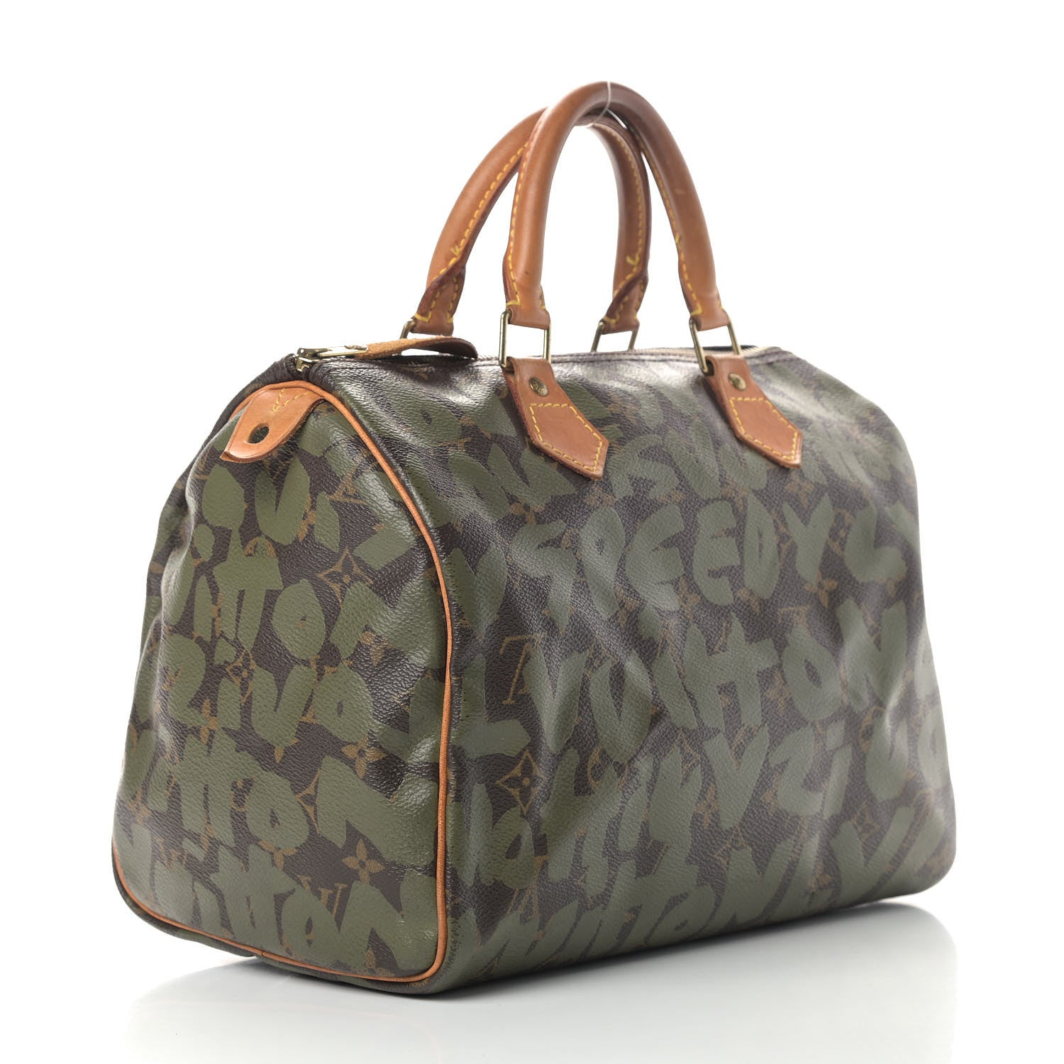 Louis Vuitton Monogram Graffiti Speedy 30 Kaki 2 of 14