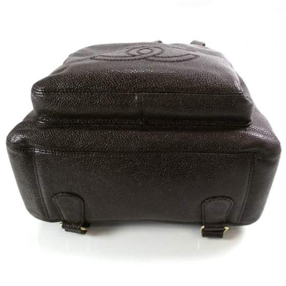 Chanel Caviar Backpack Brown 4 of 11