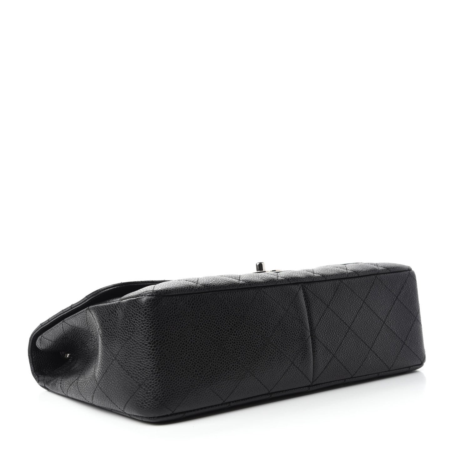 Caviar Quilted Jumbo Single Flap Black