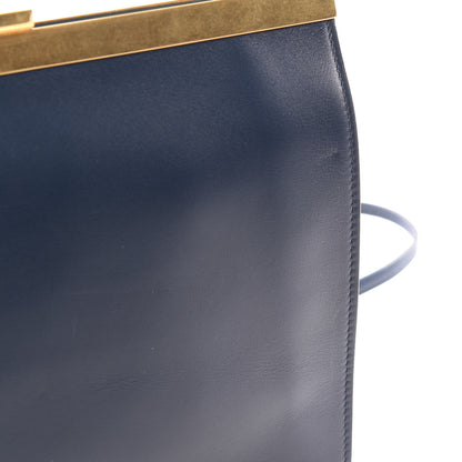 Celine Smooth Calfskin Mini Clasp Bag Navy 9 of 9
