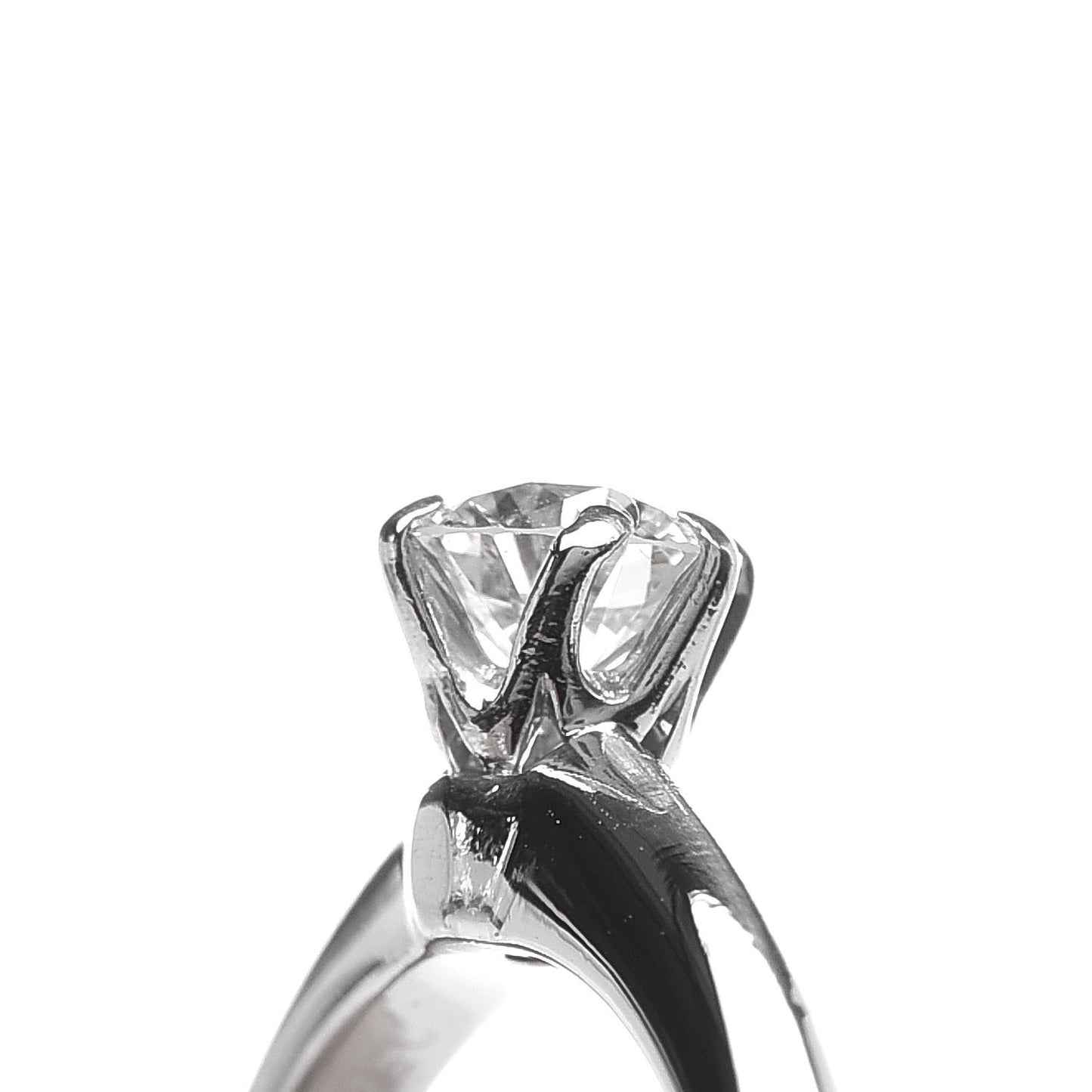 Platinum Diamond .29ct Solitaire Engagement Ring 52 6