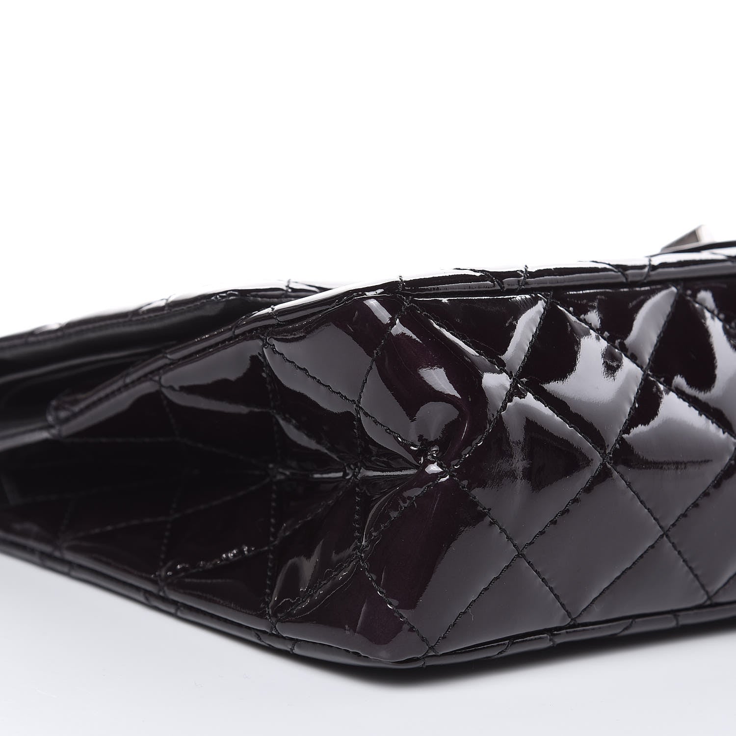 Chanel Patent Quilted 2.55 Reissue 227 Flap Black 8 of 13