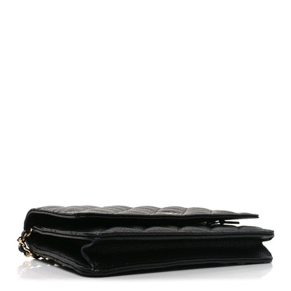 Chanel Caviar Quilted Wallet on Chain WOC Black 4 of 12