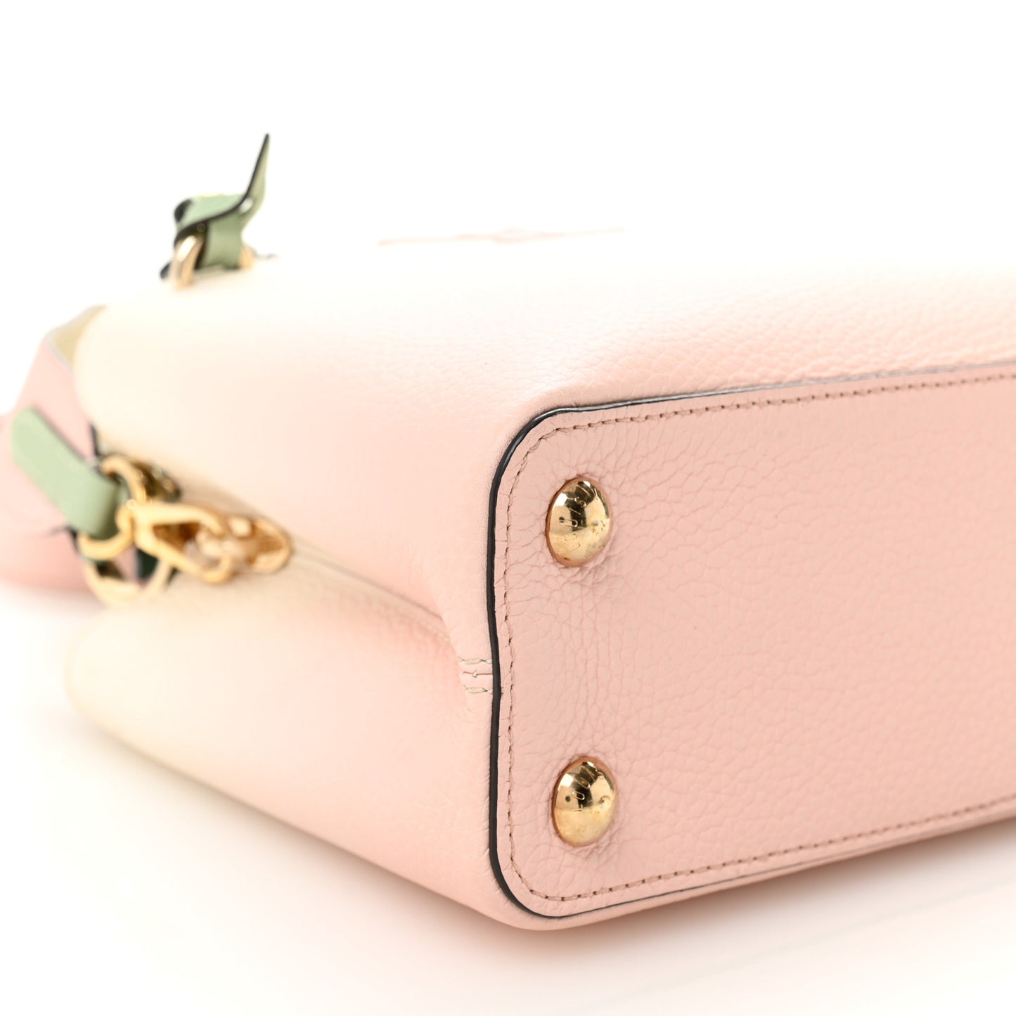 Taurillon Gradient Capucines BB Creme Rose Jade