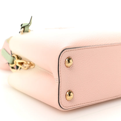 Louis Vuitton Taurillon Gradient Capucines BB Creme Rose Jade 8 of 9