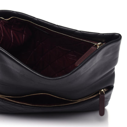 Chanel Lambskin Quilted CC Beauty Clutch Black 4 of 9