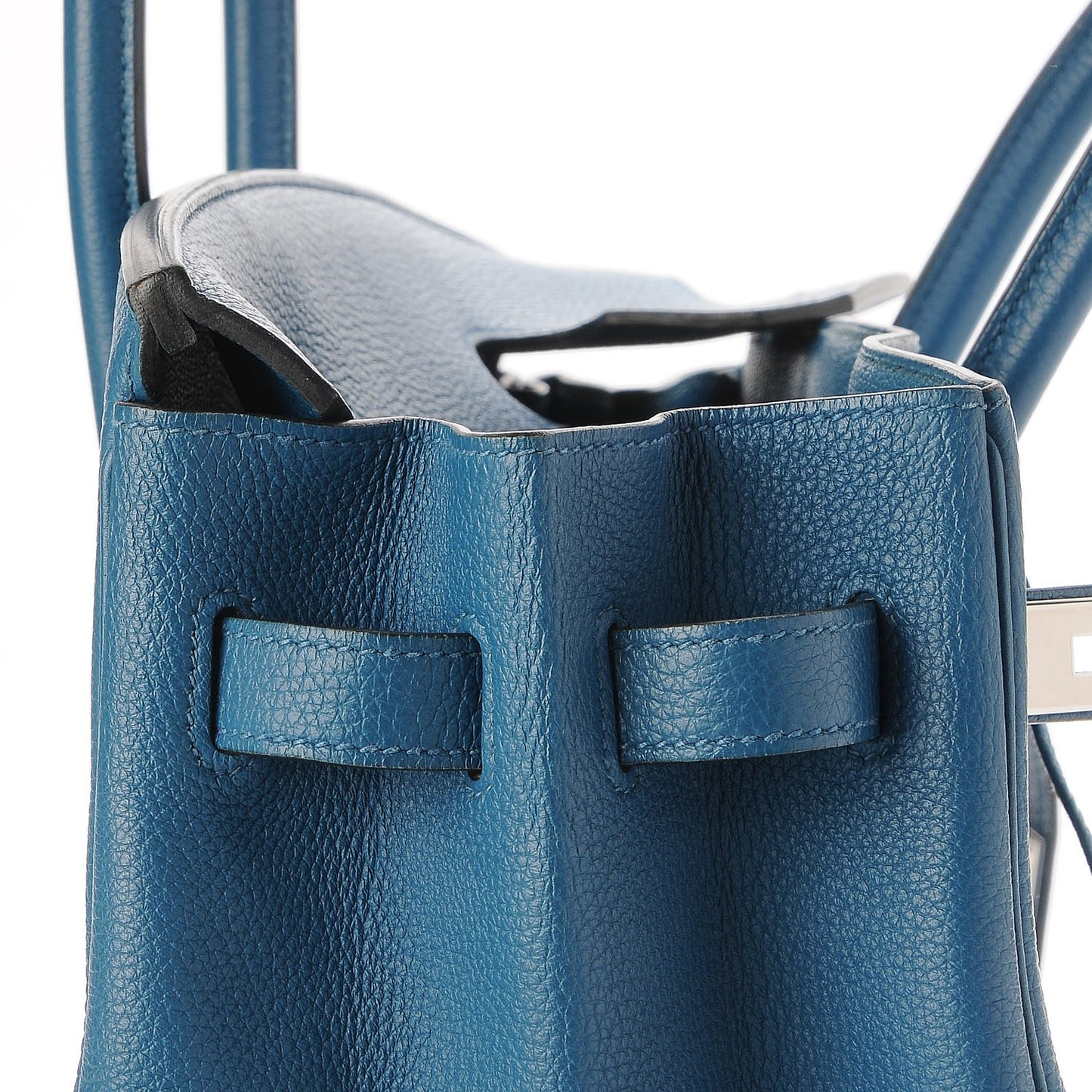 Togo Birkin 35 Bleu de Galice