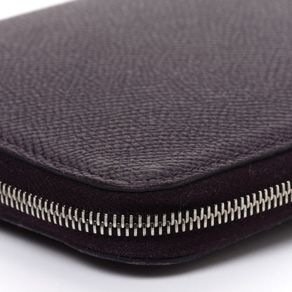 Hermes Epsom Silk'In Wallet Raisin 12 of 14