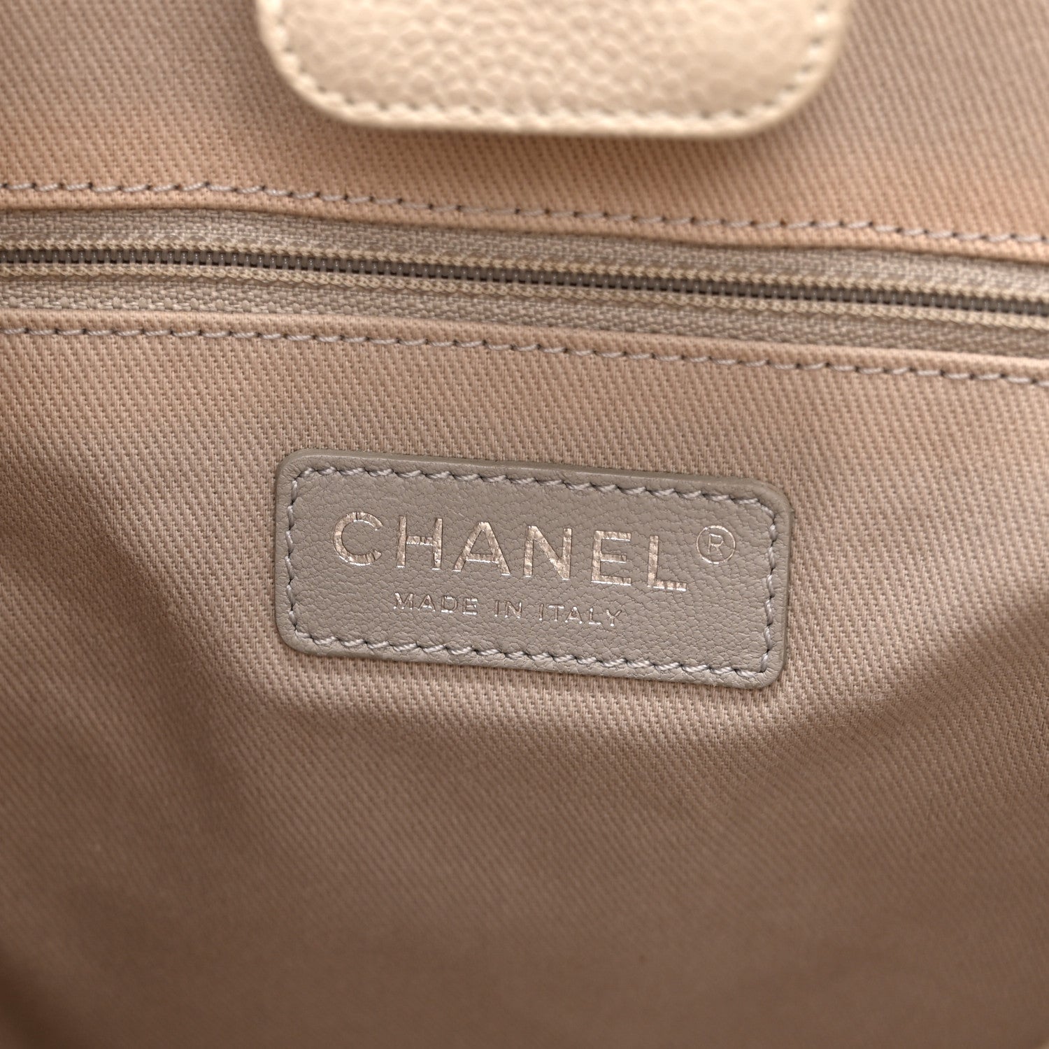 Chanel Glazed Calfskin Mini Deauville Tote White 6 of 10