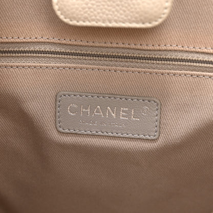 Chanel Glazed Calfskin Mini Deauville Tote White 6 of 10