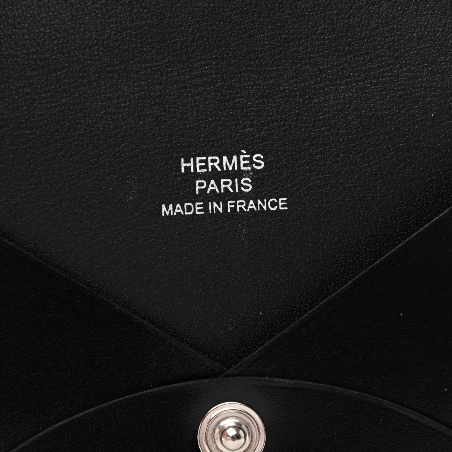 Hermes Box Calvi Card Case Black 6 of 9