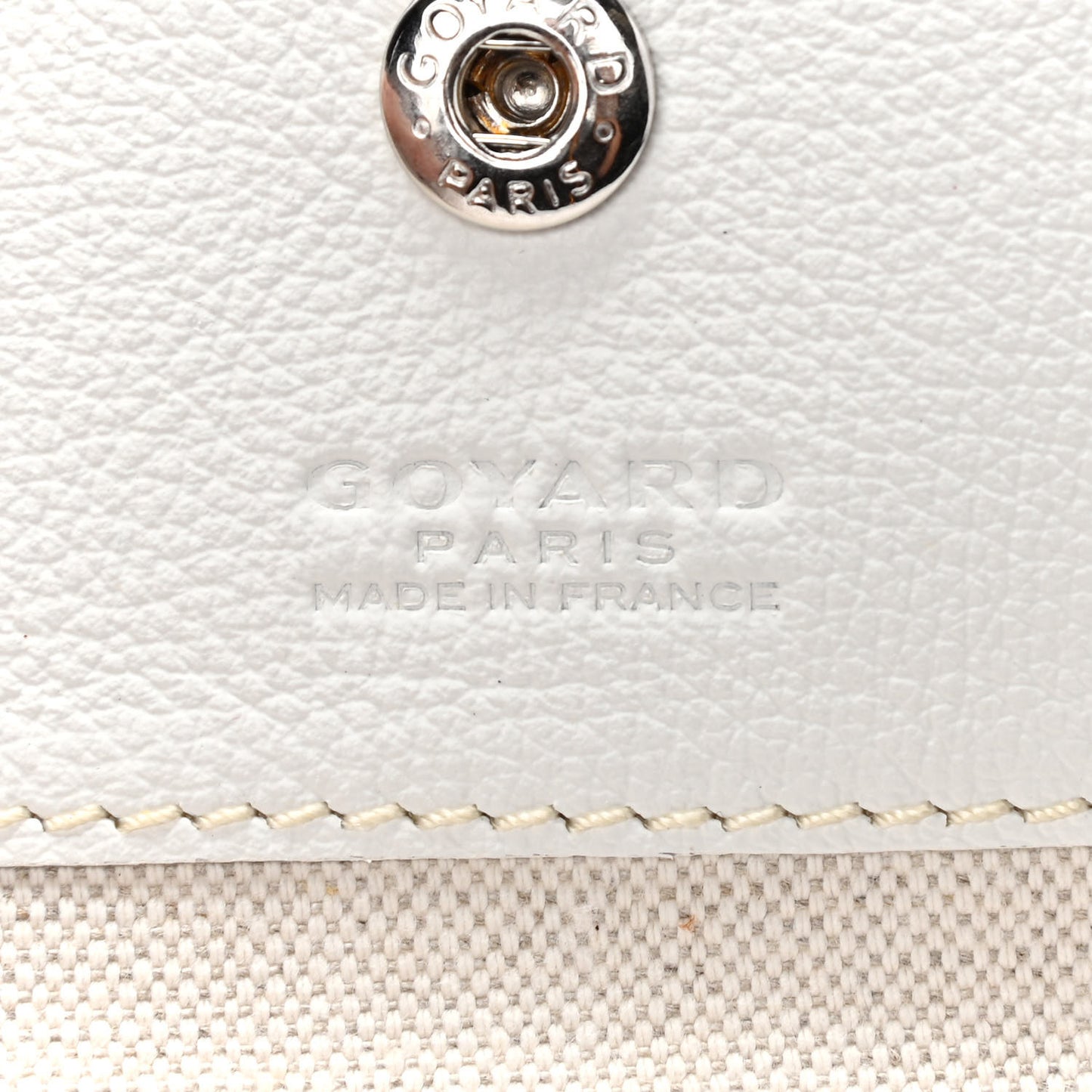 Goyardine Saint Louis PM White