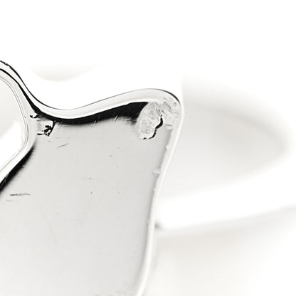 Gucci Sterling Silver Butterfly Band Ring 6 of 7