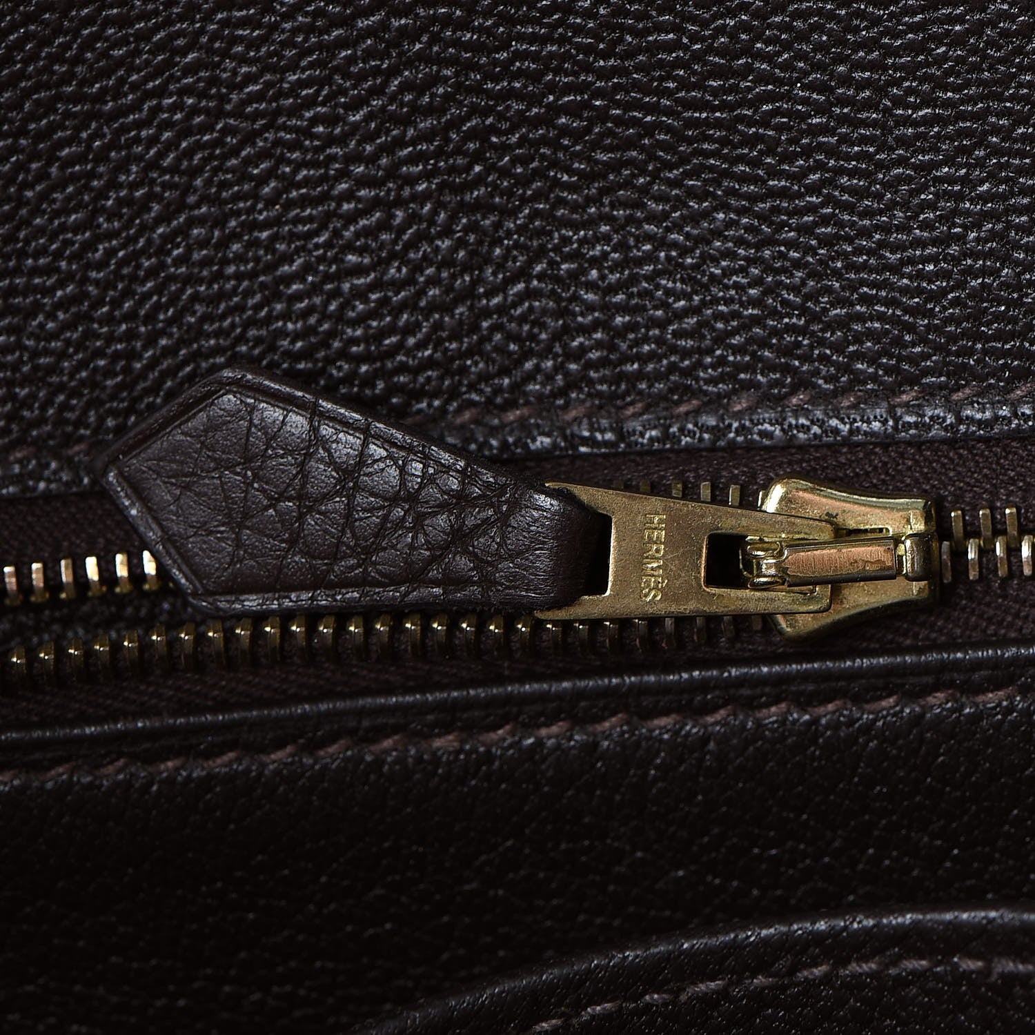 Hermes Taurillon Clemence Birkin 30 Chocolate 14 of 48