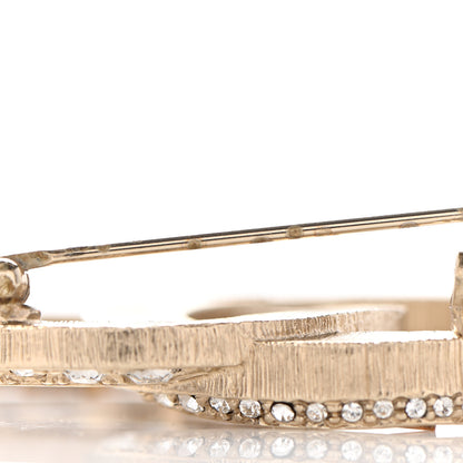 Chanel Baguette Crystal Dubai CC Brooch Gold 7 of 7
