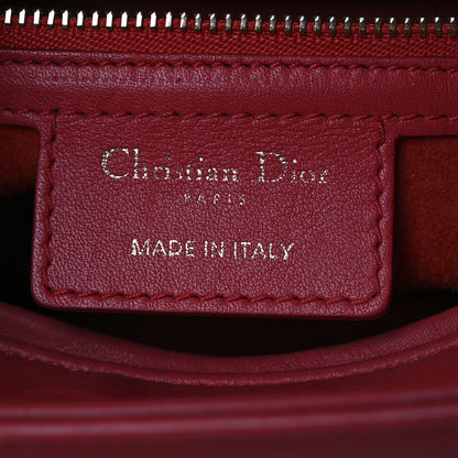 Christian Dior Calfskin Niki De Saint Phalle Medium Supple Lady Dior Red 6 of 15