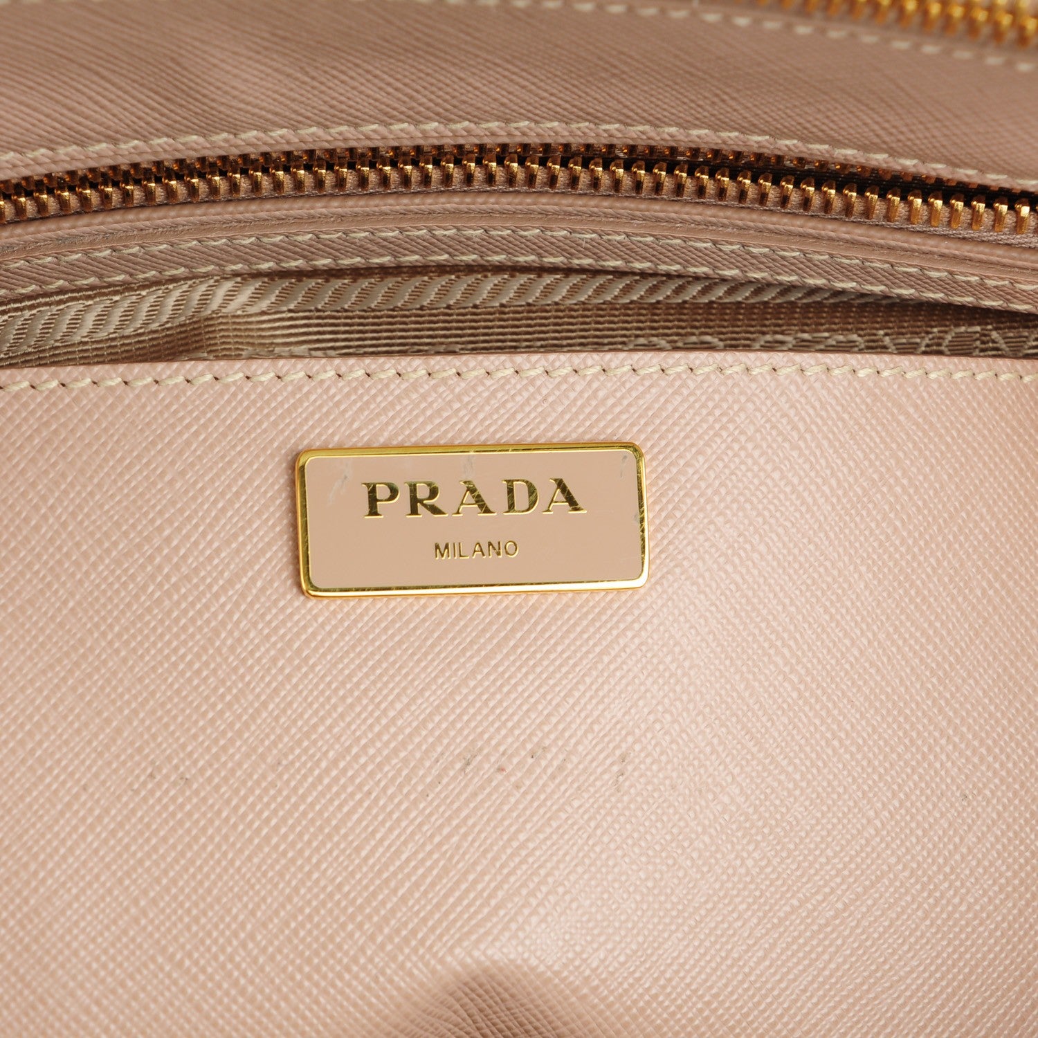Prada Saffiano Large Galleria Double Zip Tote Cammeo 6 of 8