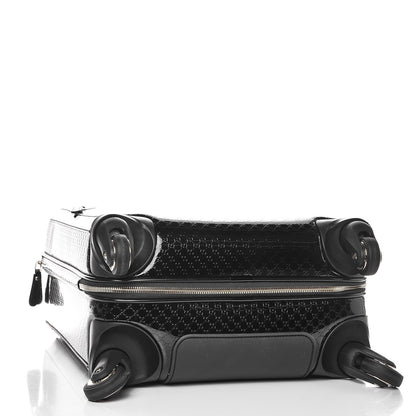 Gucci Patent Microguccissima Carry On Suitcase Black 4 of 12