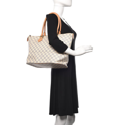 Louis Vuitton Damier Azur Saleya MM 2 of 9