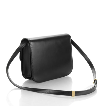 Celine Box Calfskin Medium Classic Box Flap Bag Black 3 of 7