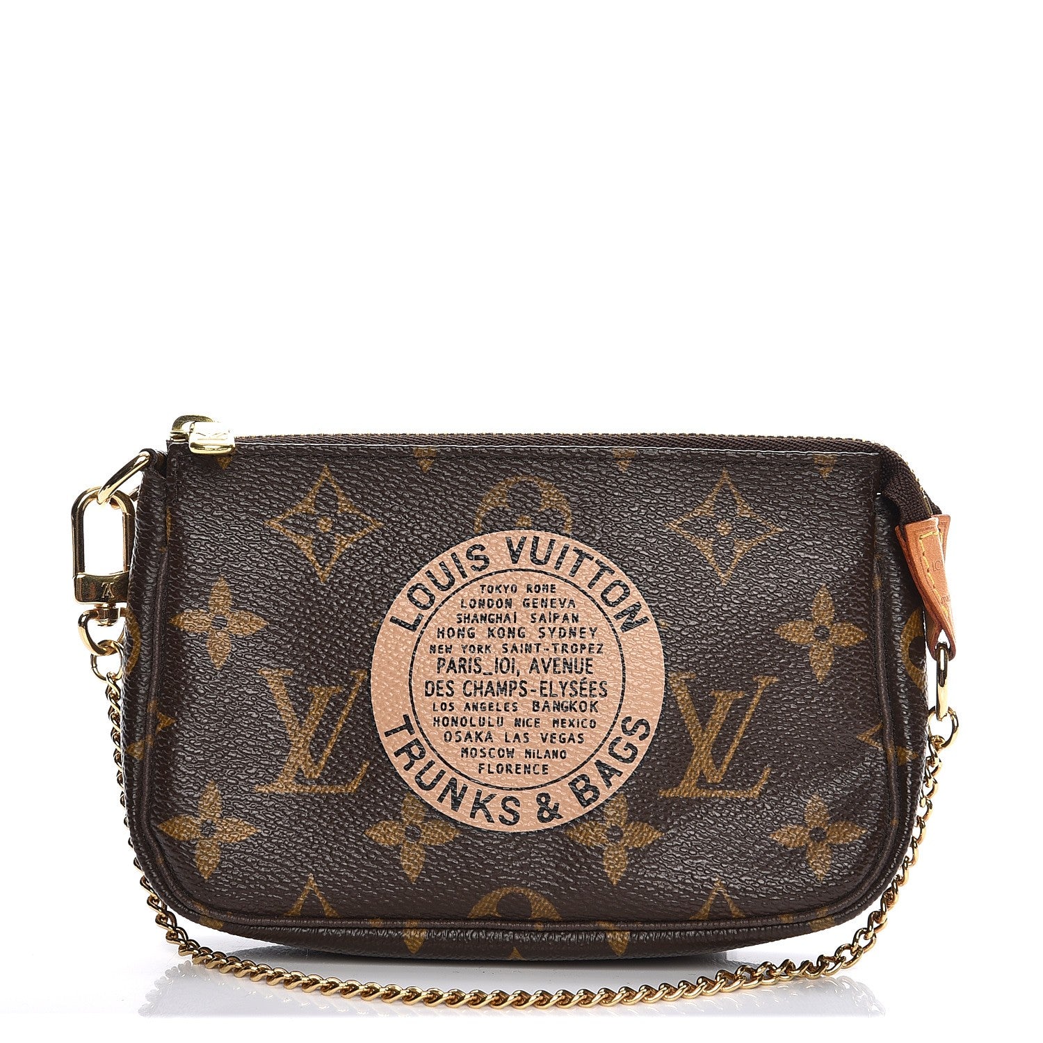 Louis Vuitton Monogram Complice Trunks and Bags Mini Pochette Accessories Beige 1 of 7