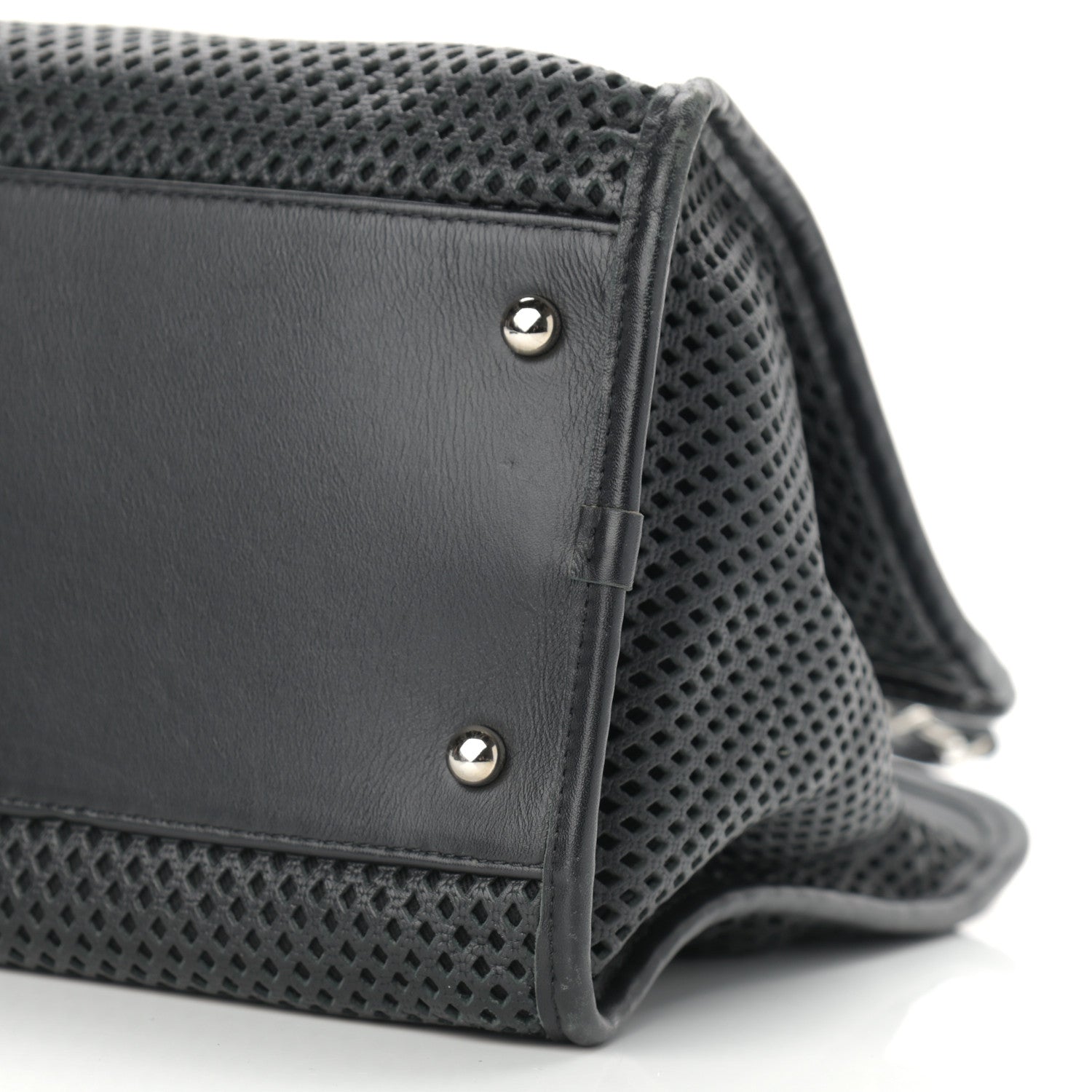 Chanel Calfskin Perforated Up In The Air Tote Black 10 of 13