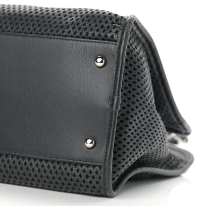 Chanel Calfskin Perforated Up In The Air Tote Black 10 of 13