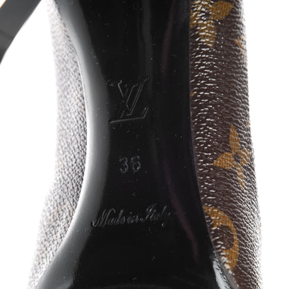 Louis Vuitton Patent Monogram Fetish Pump 36 6 of 11