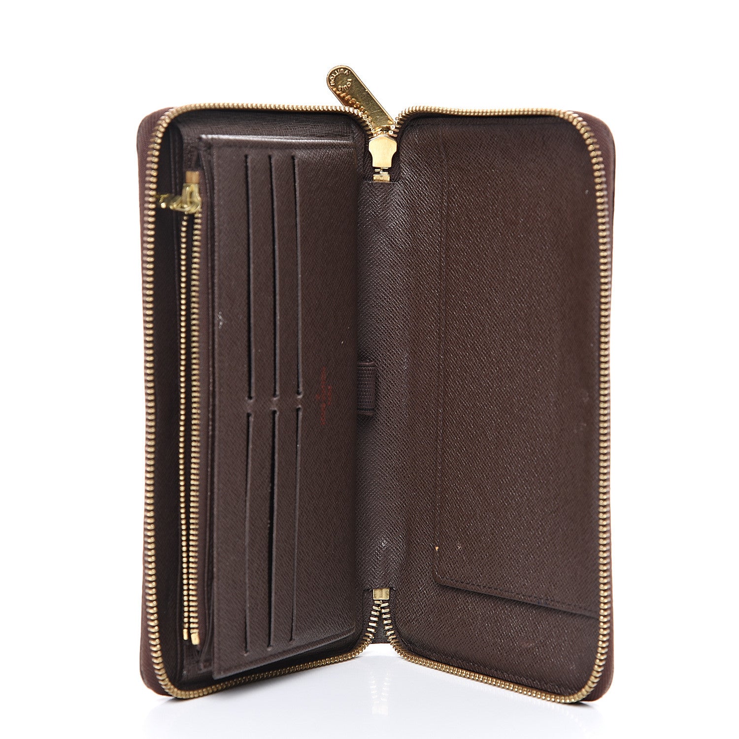 Louis Vuitton Damier Ebene Zippy Organizer Wallet 4 of 13