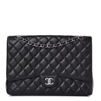 Chanel Caviar Quilted Maxi Single Flap Black 1 of 8