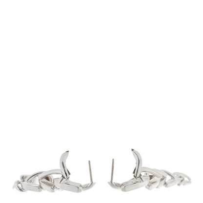 Tiffany Sterling Silver Forge Drop Link Earrings 3 of 5