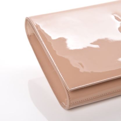 Saint Laurent Patent Calfskin Monogram Large Belle De Jour Clutch Chair 8 of 12