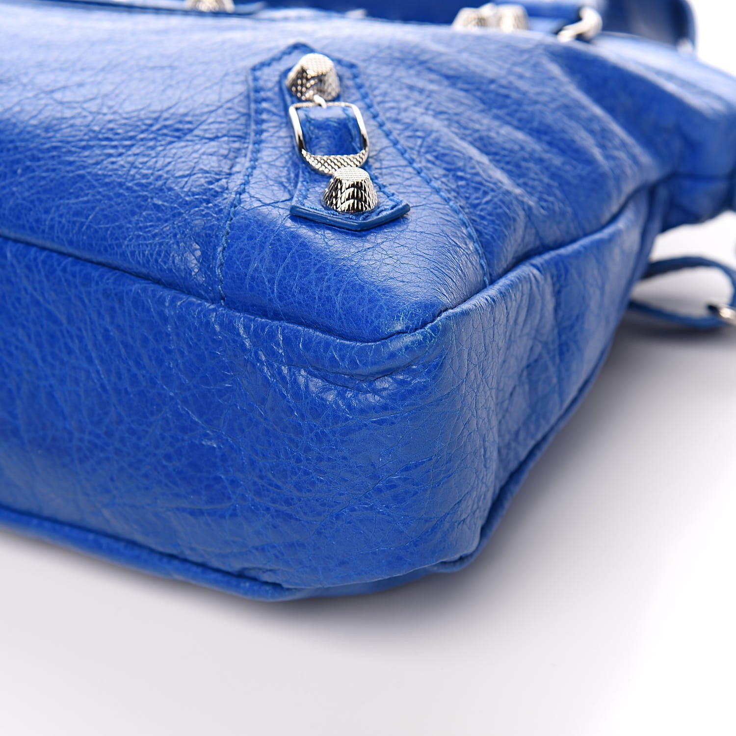 Balenciaga Agneau Giant 12 Silver Hardware Town Bleu Lazuli 9 of 10