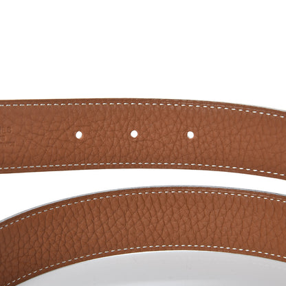 Hermes Box Togo 32mm H Belt 90 Black Gold 5 of 7