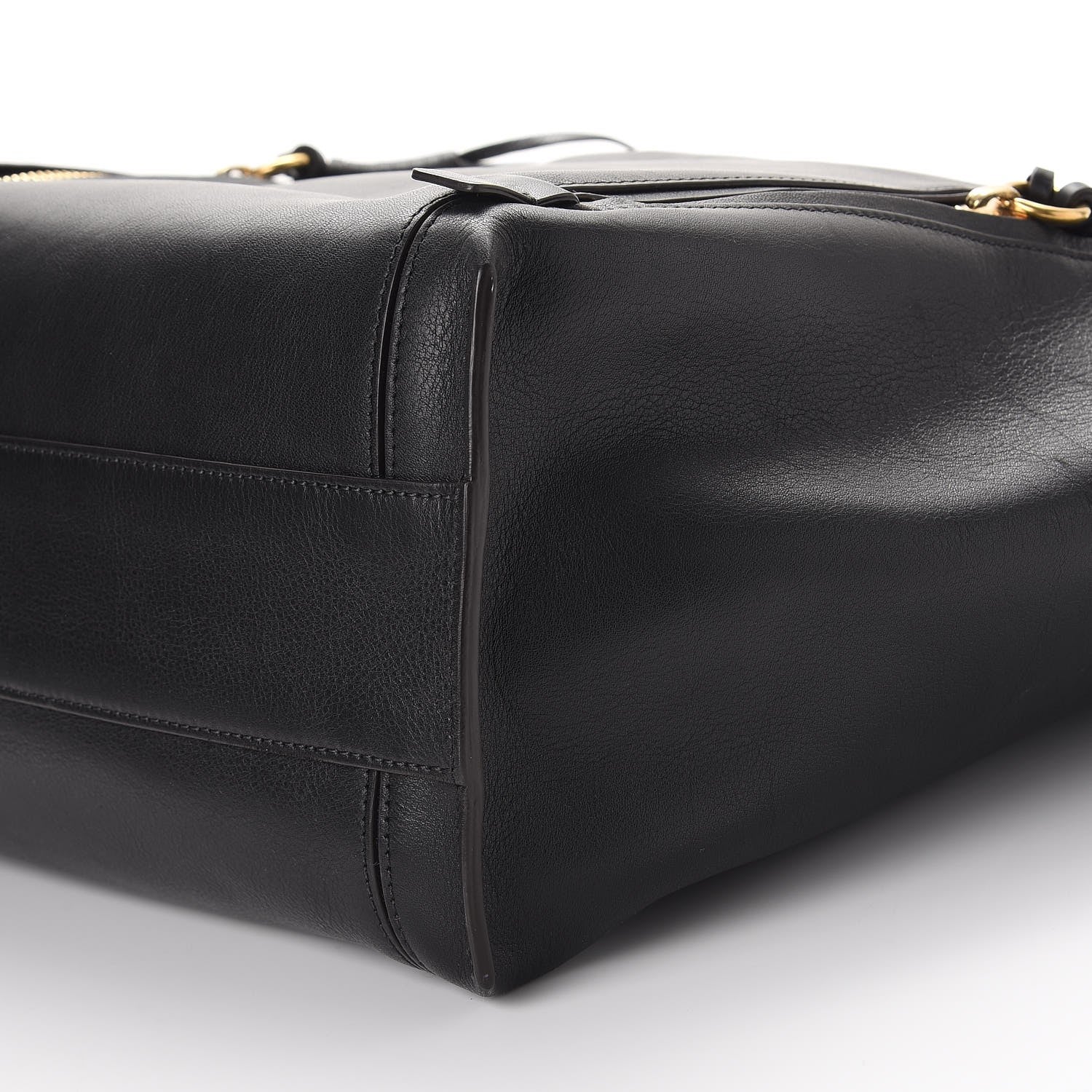 Chloe Smooth Calfskin Medium Milo Shopping Tote Black 14 of 14