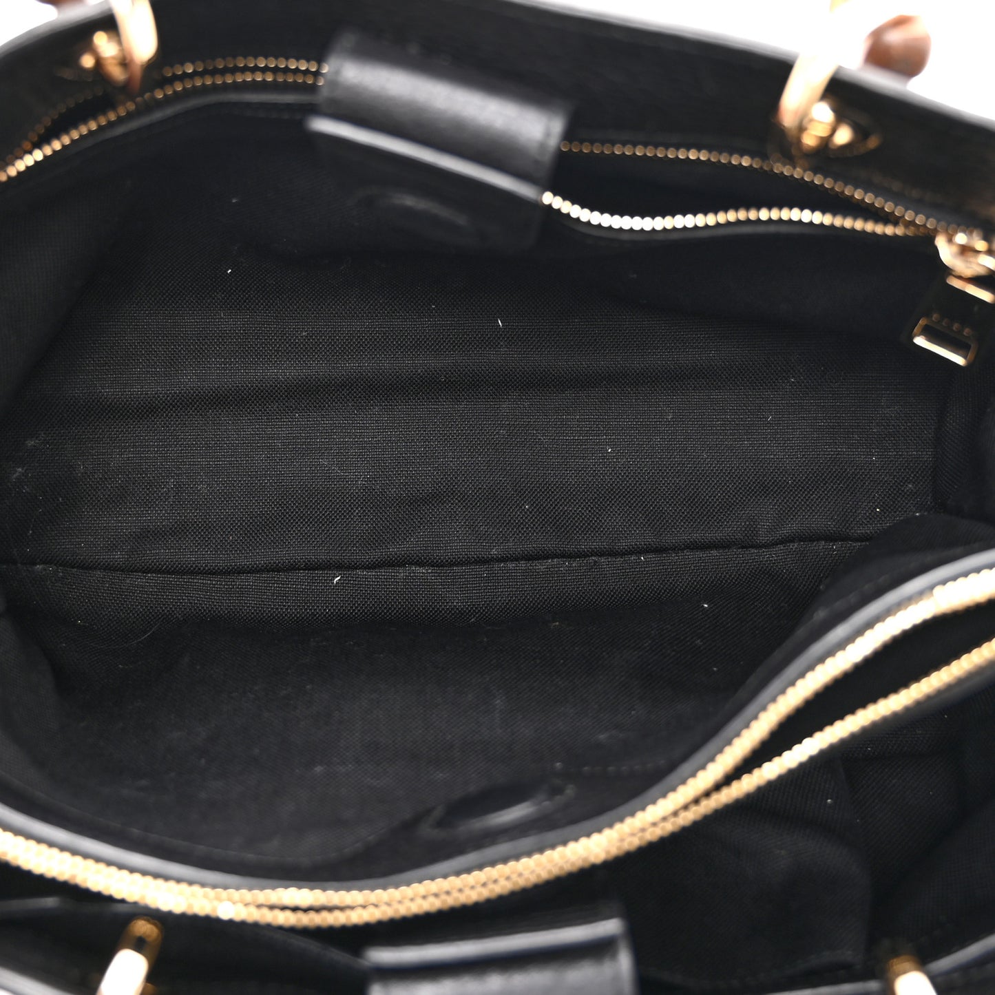 Pebbled Calfskin Medium Bamboo Shopper Tote Black
