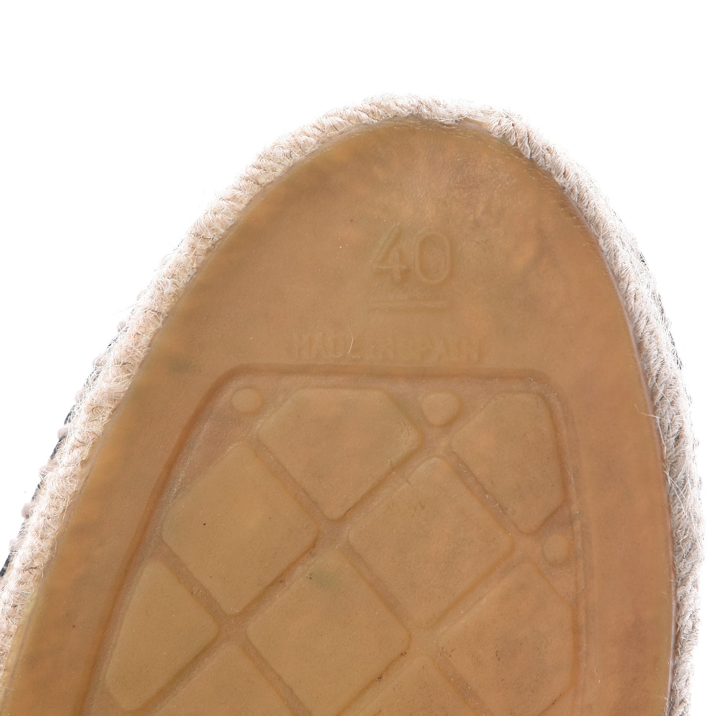Lambskin CC Espadrilles 40 Black