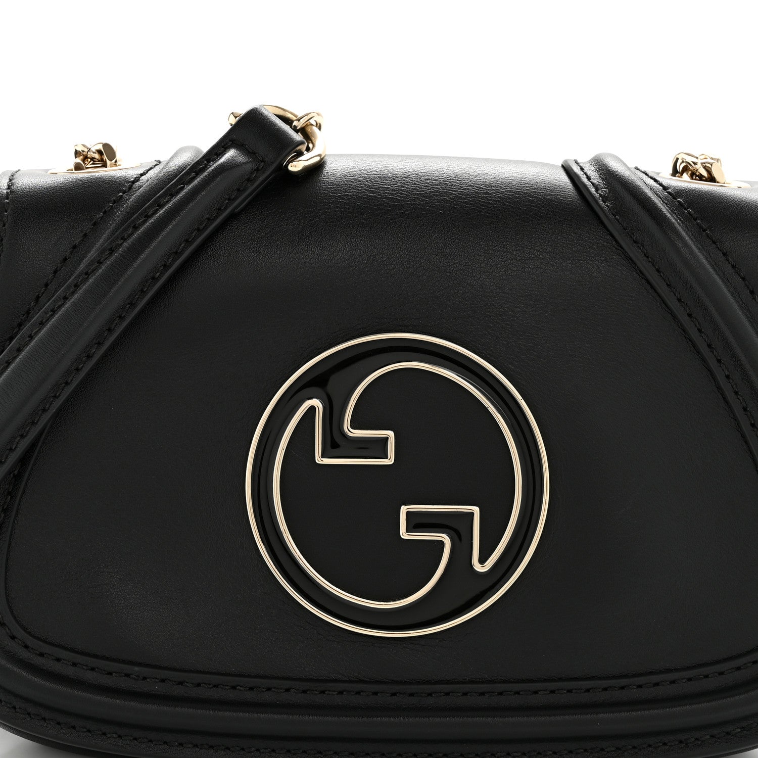 Gucci Calfskin Blondie Small Shoulder Bag Black 7 of 12