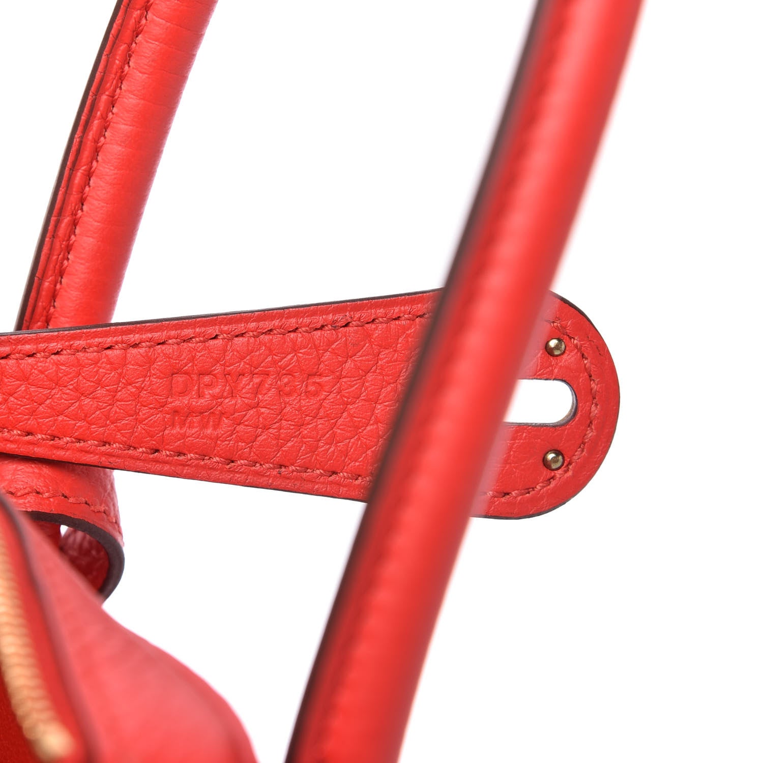 Hermes Taurillon Clemence Lindy 26 Rouge De Coeur 9 of 10