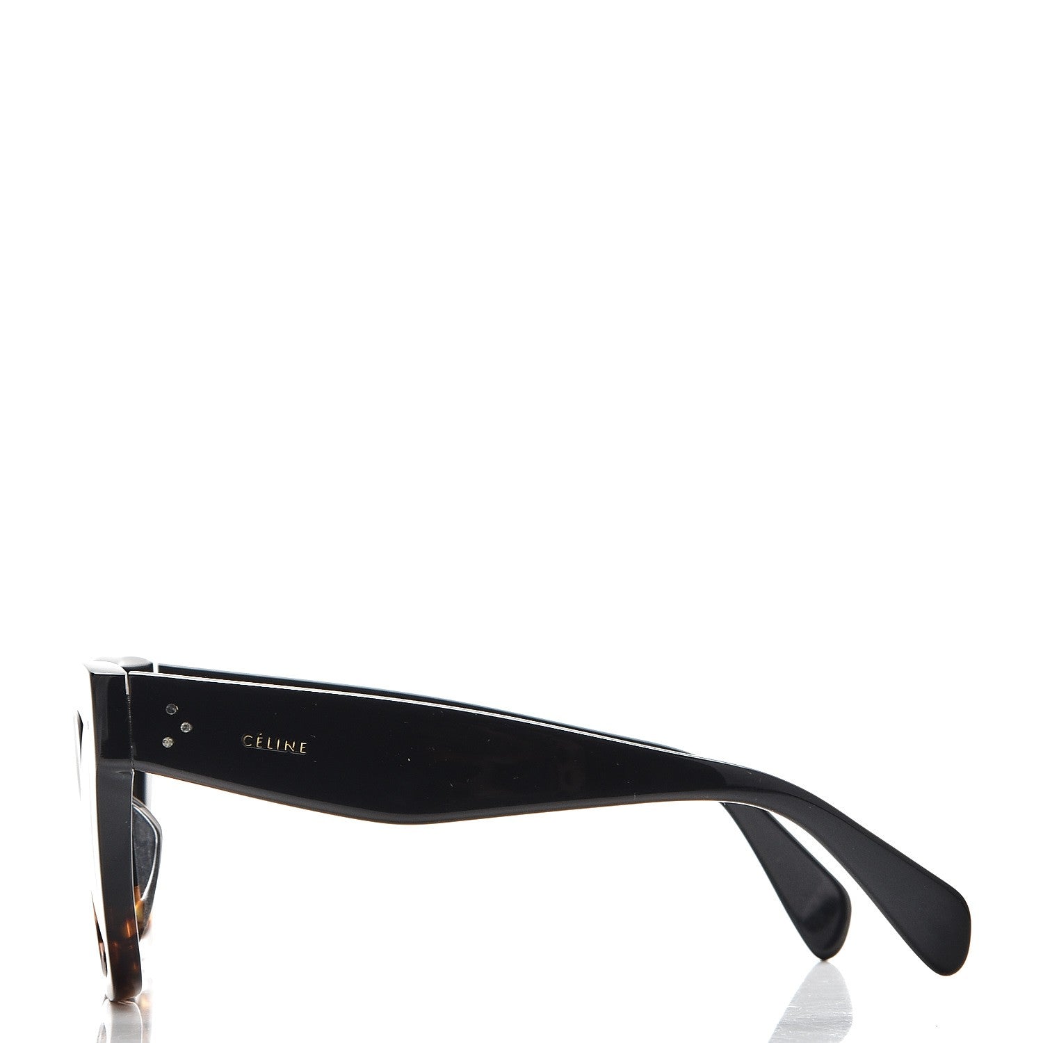 Celine Catherine Sunglasses CL 41098/F/S Black Havana 3 of 7