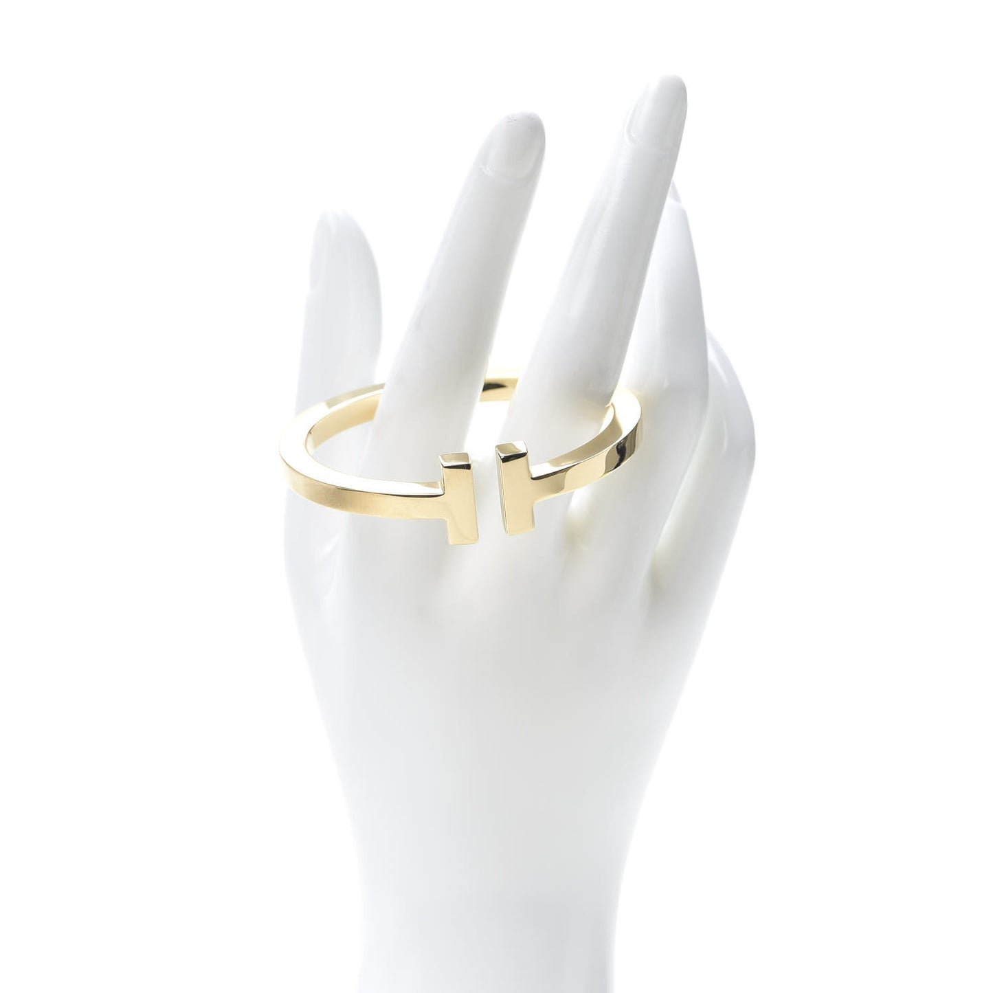 18K Yellow Gold T Square Bracelet