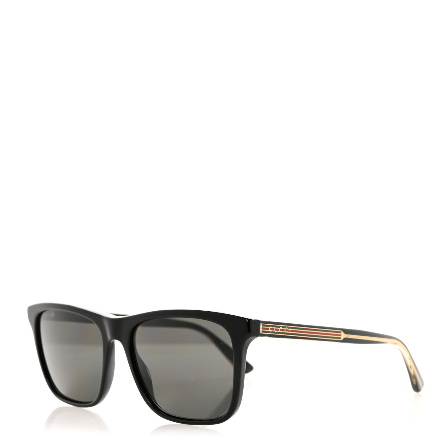 Acetate Frame Sunglasses GG0381S Black