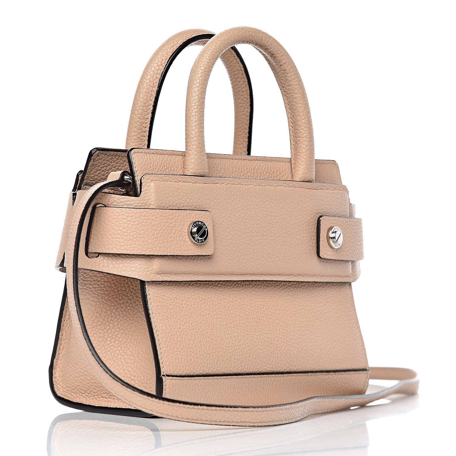 Givenchy Grained Calfskin Nano Horizon Satchel Nude Pink 3 of 9