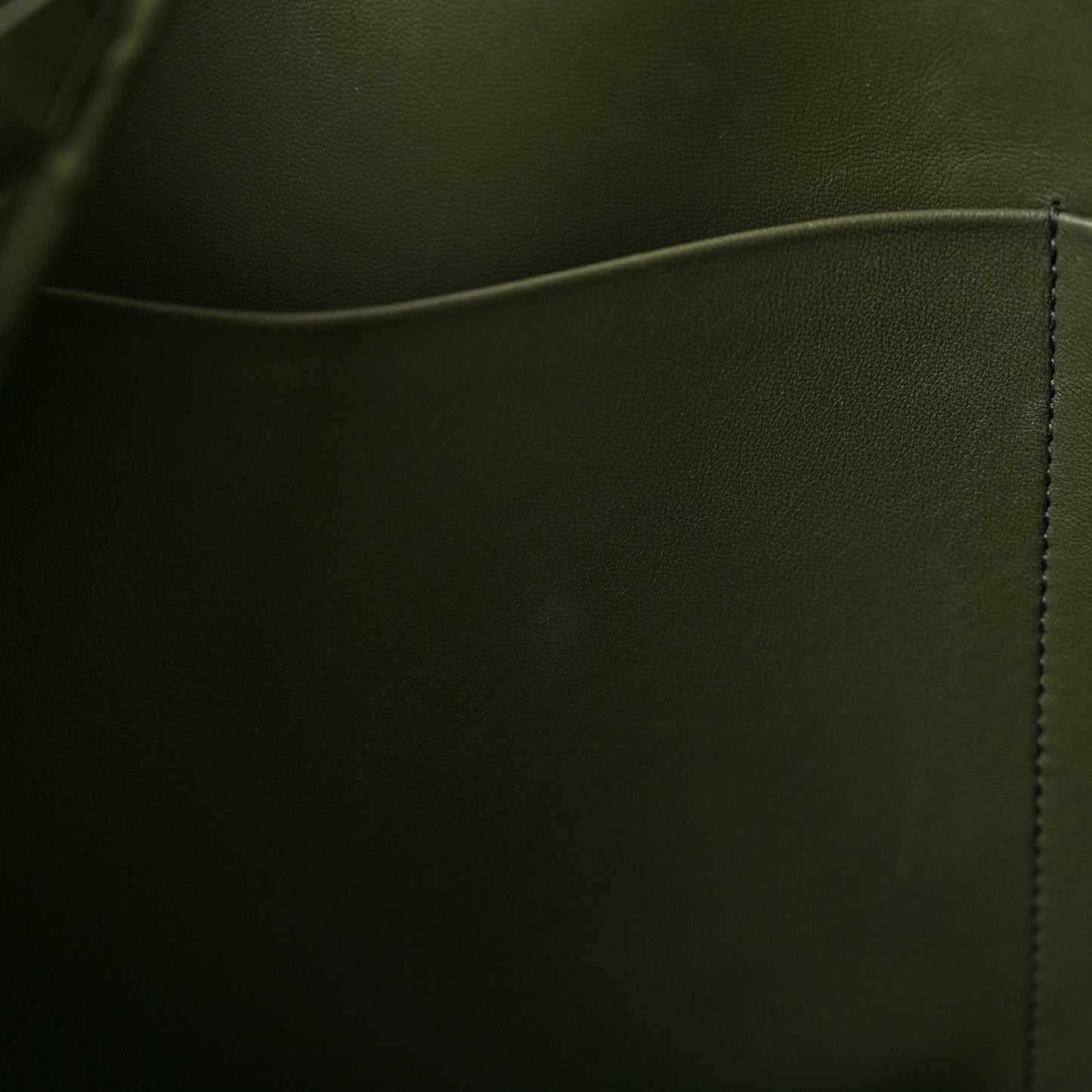 Nappa Intrecciato Large Andiamo Shoulder Bag  Aloe