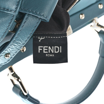 Fendi Nappa Mini Peekaboo Iconic Satchel Pound 8 of 13