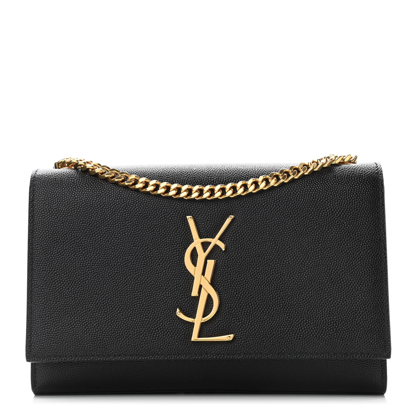 Grain De Poudre Small Monogram Kate Satchel Black